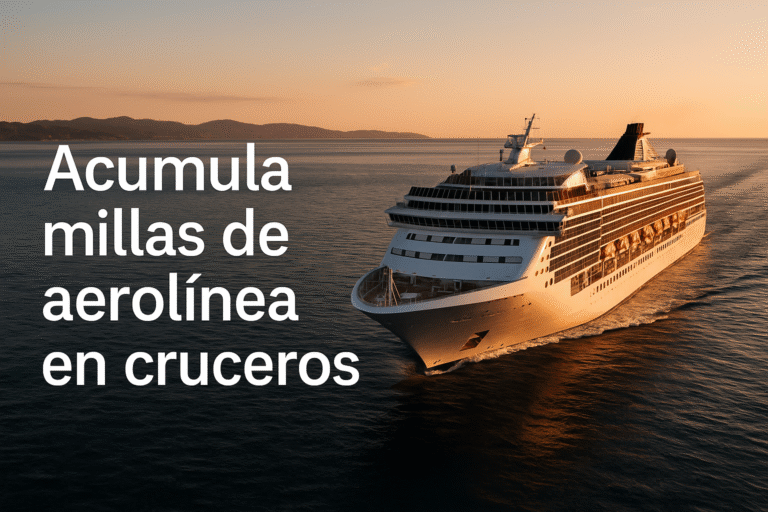 acumula puntos o millas de aerolinea en cruceros royal caribbean delta united ameican airlines