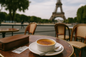 ahorra en tren café parisino francia europa