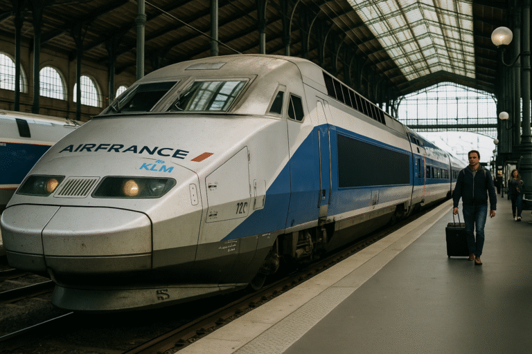 Ahorra en trenes al reservar con millas en Air France ¡México-Paris con 20,000 millas!