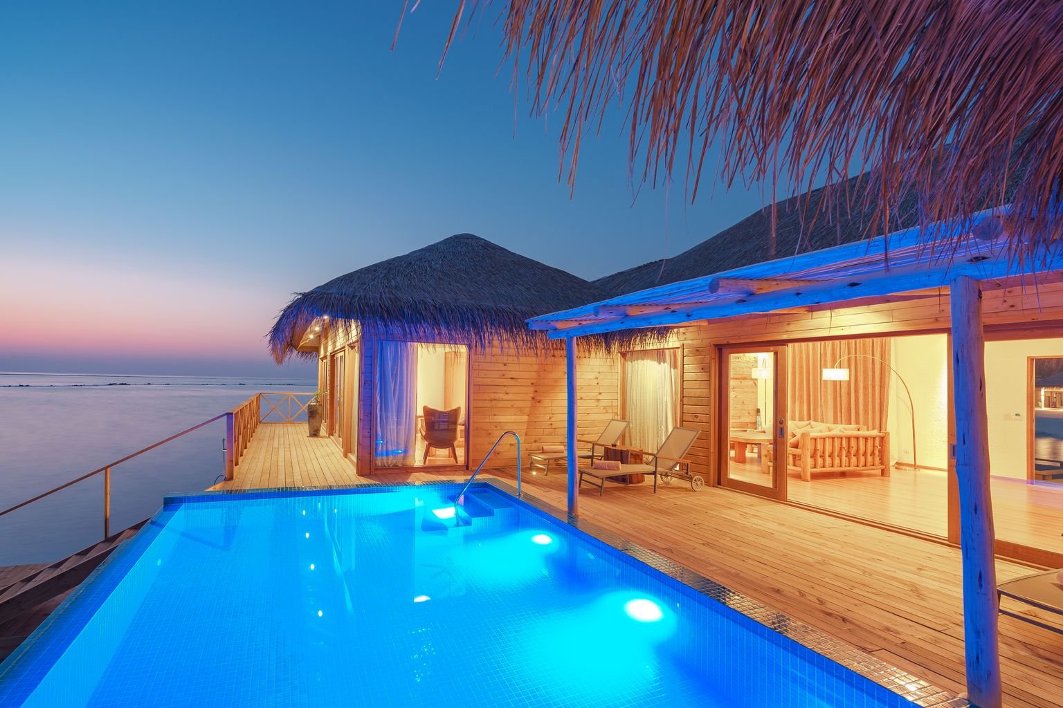hospedarse en Bora Bora con puntos - villa sobre el agua con alberca privada