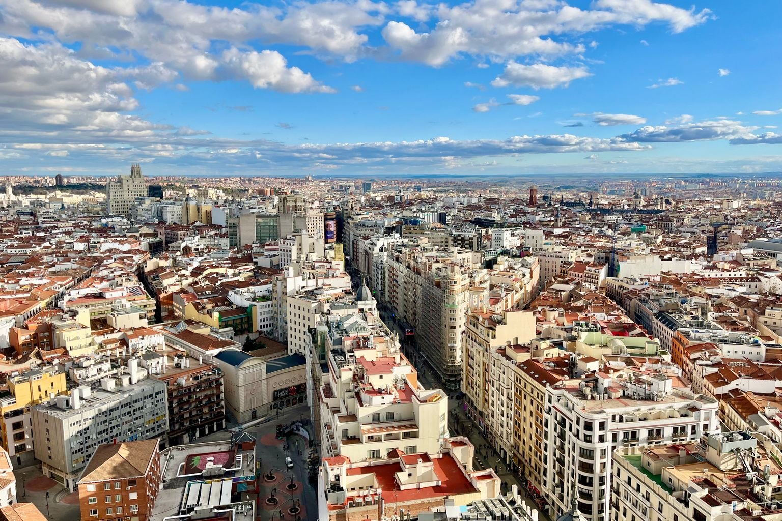 nueva ruta Monterrey-Madrid con Iberia - panorámica de Madrid