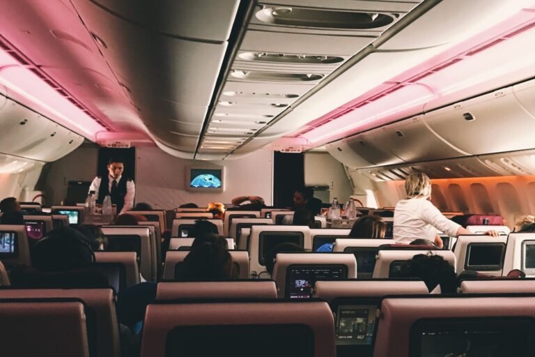 acumular puntos Air France - cabina de avión de larga distancia
