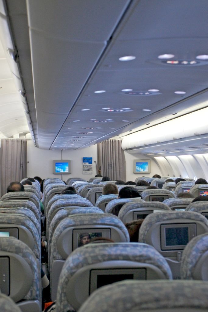 acumular puntos de aerolínea sin volar - cabina de avión