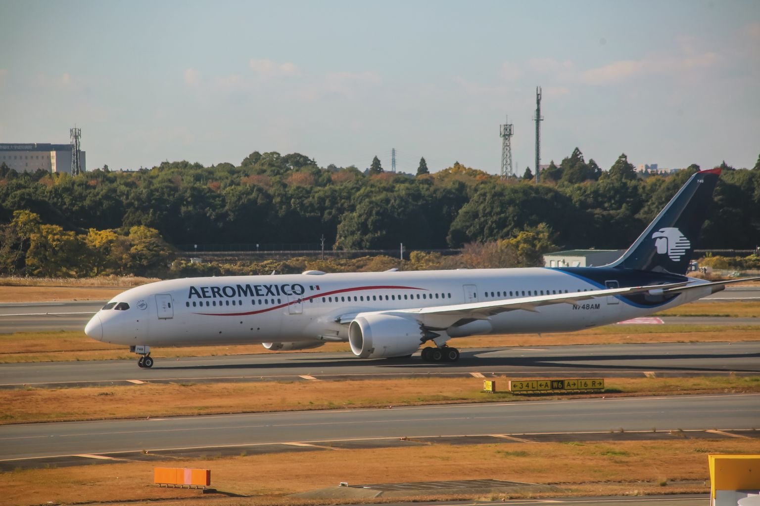 Boeing 787 Dreamliner de Aeroméxico, avión que opera la nueva ruta Aeroméxico Monterrey París