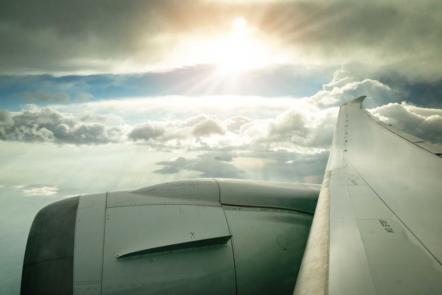 Avión en vuelo pagado al convertir puntos AMEX a DOTERS de Viva Aerobus