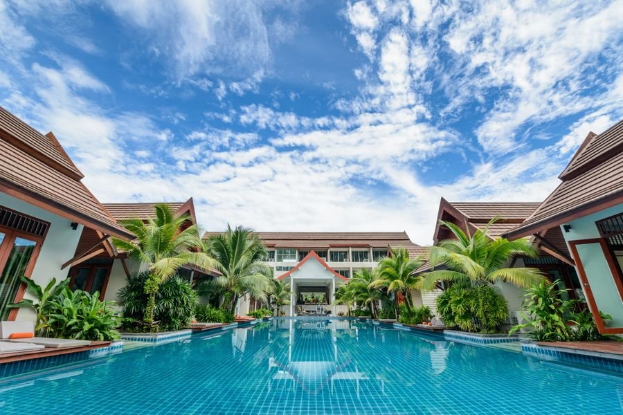 alberca de resort accesible con puntos Marriott en vez de tarjeta Fiesta Rewards