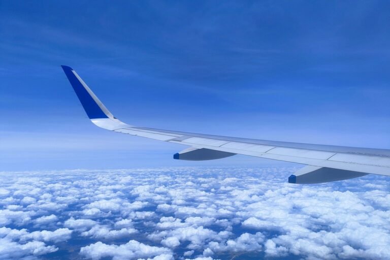 volar gratis Volaris con puntos INVEX - ala del avión sobre las nubes