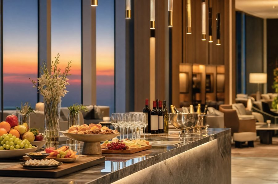 Buffet dentro de una sala VIP: las tarjetas bancarias y el One Day Pass como alternativas de acceso al Salón Premier